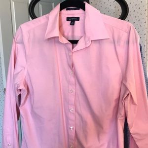 NO IRON pink blouse